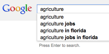agriculture search